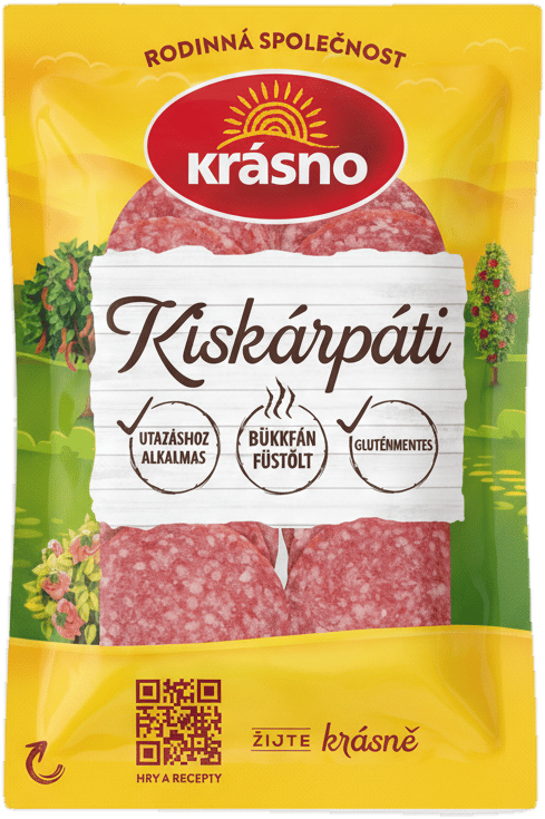 Krasno Kiskárpáti rúd, szeletelt