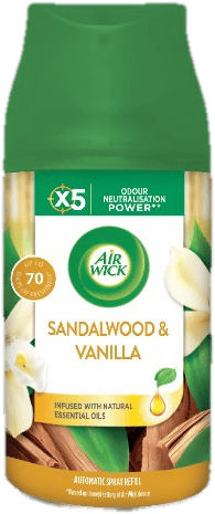 Air Wick Freshmatic Automata Légfrissítő Spray Utántöltő, Vanília és Szantálfa, 250ml