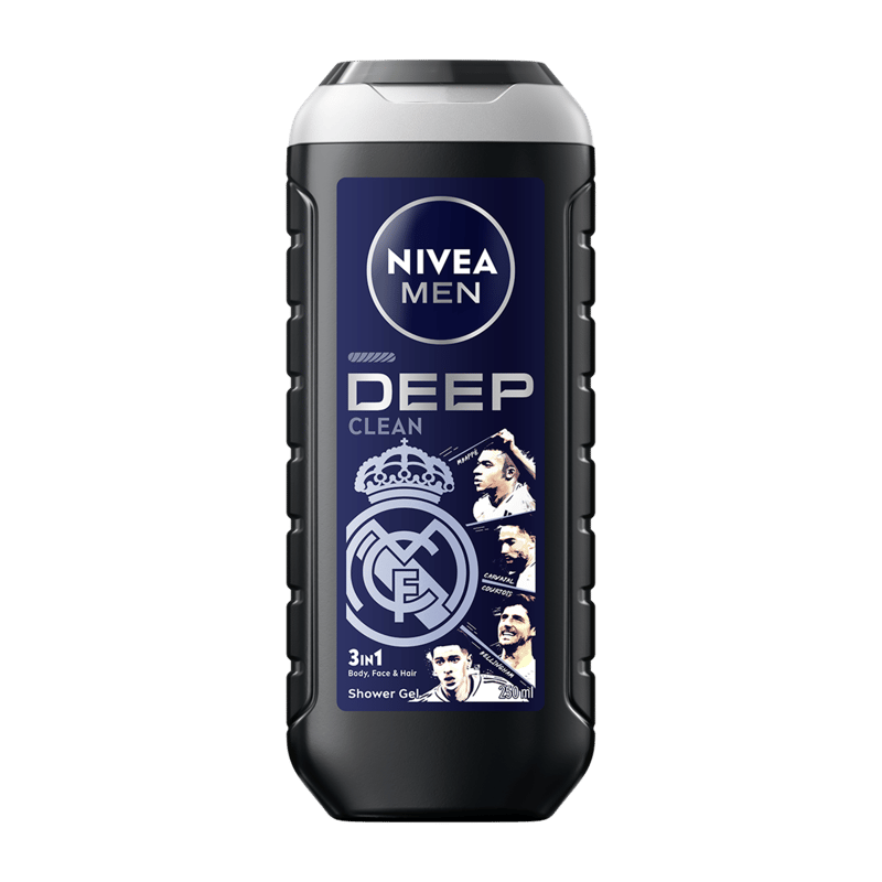 Nivea MEN Real Madrid limited edition Deep 3in1 tusfürdő