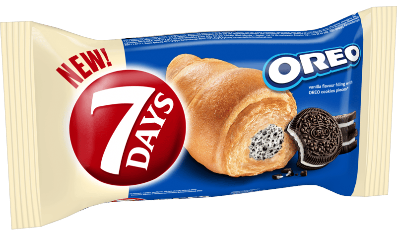 7Days Croissant oreo töltelékkel