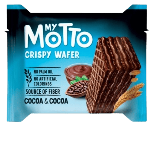 My Motto Cocoa Cream Filled Wafer