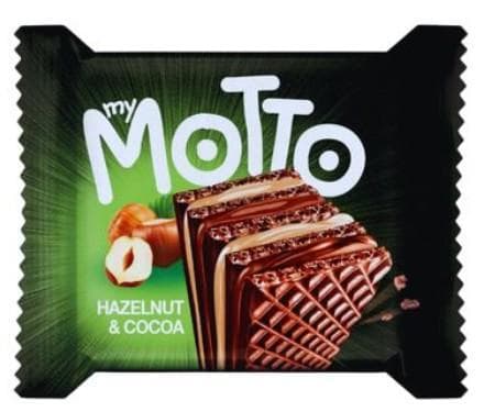 My Motto Hazelnut-Cocoa Cream Filled Wafer