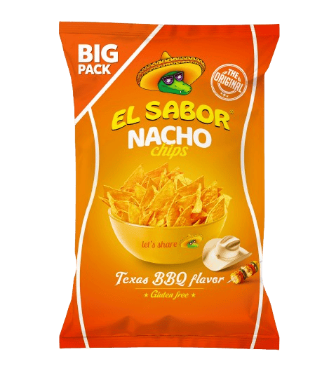 El Sabor Nacho Chips texas bbq