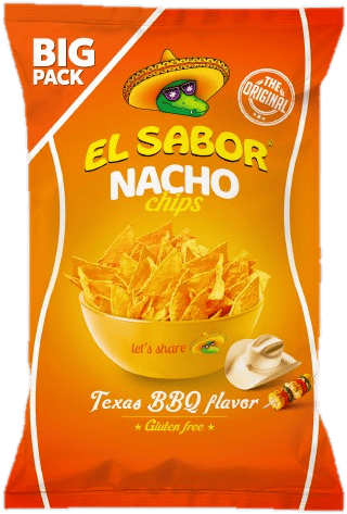 El Sabor Nacho Chips texas bbq