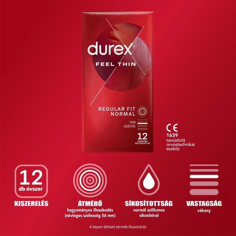 Durex Feel Thin Óvszer