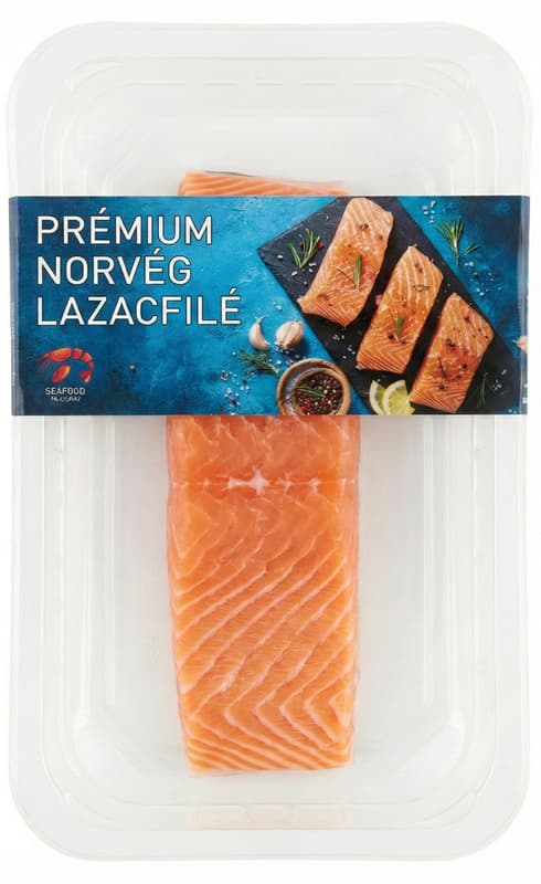 SeaFood Hungary Prémium norvég lazacfilé bőr nélkül