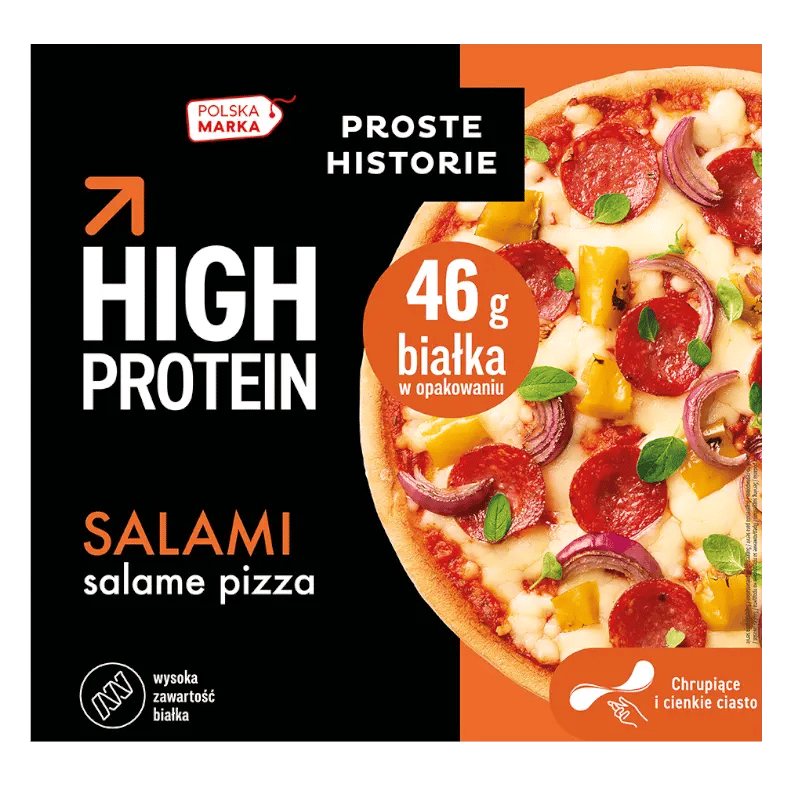 HighProtein Pizza szalámis