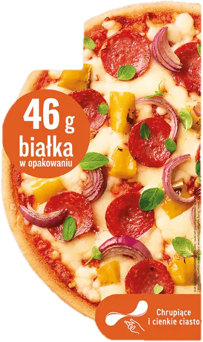 HighProtein Pizza szalámis