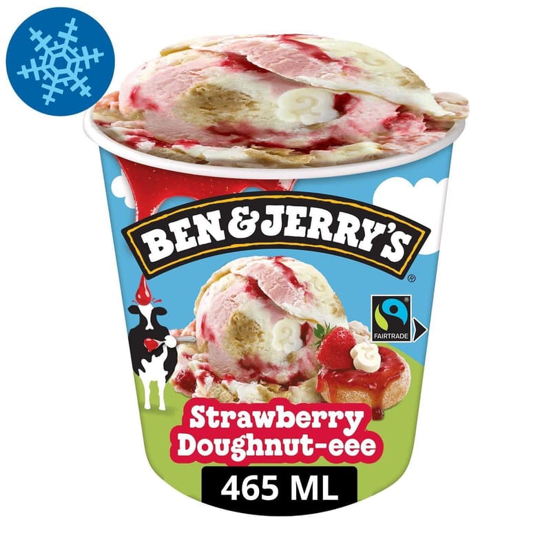 Ben&Jerry's Poharas Jégkrém Strawberry Doughnut