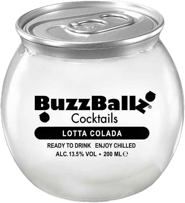 BuzzBallz Lotta Colada cocktail RTD