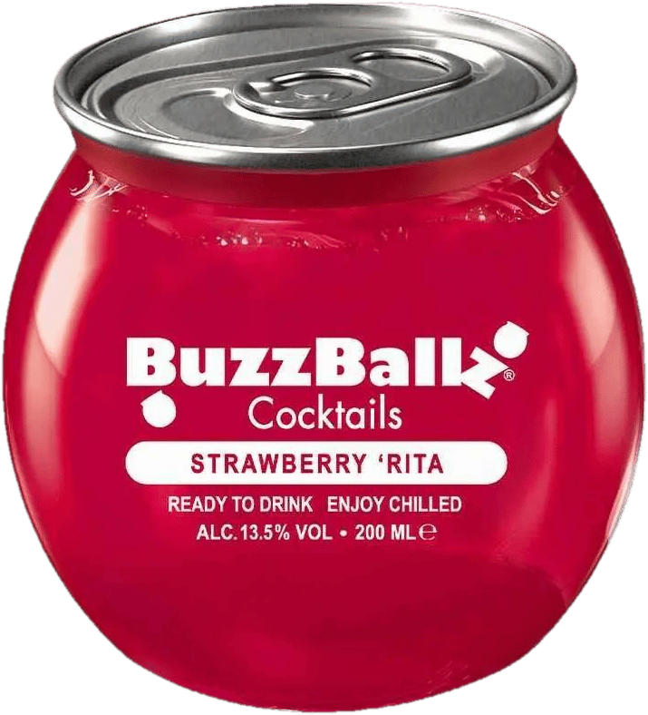 BuzzBallz Strawberry 'Rita cocktail RTD