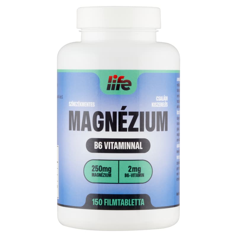 Life Mg+B6+D3 vitamin filmtabletta (150db) családi kiszerelés