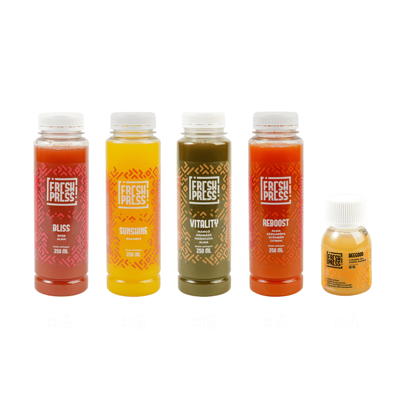 Freshpress Turbó Juice Kúracsomag (24x250ml)