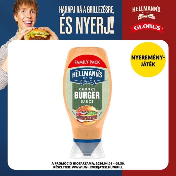 Hellmann's XL Chunky Burger szósz