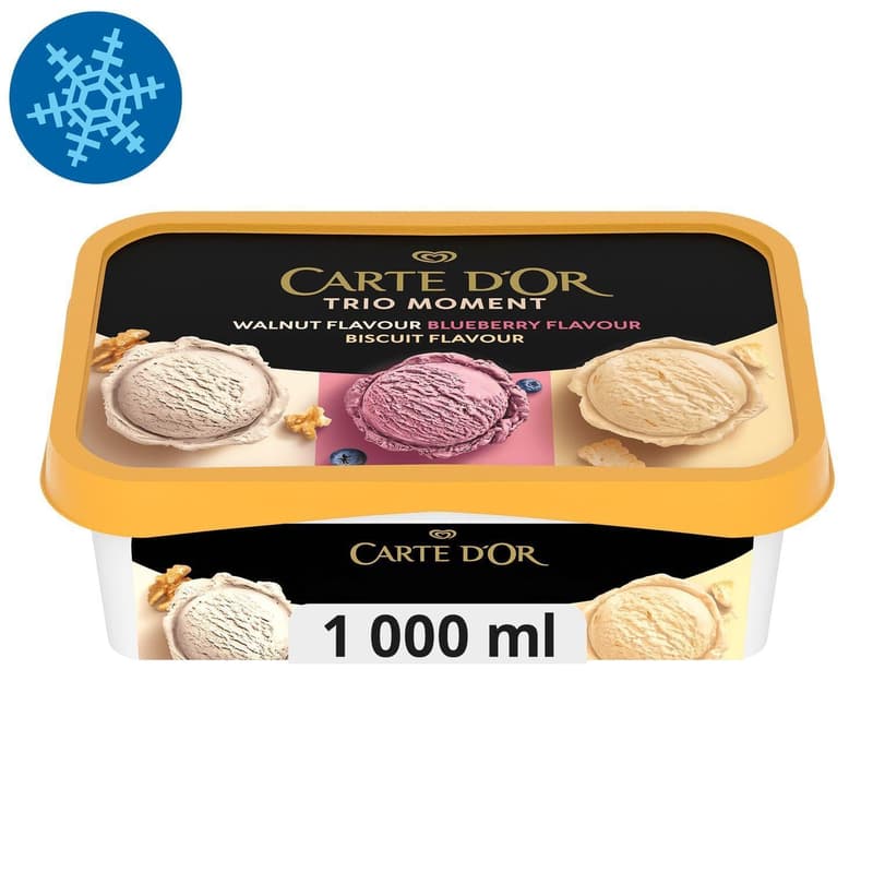 CARTE D'ORTrio Moment Dió-Áfonya-Keksz jégkrém