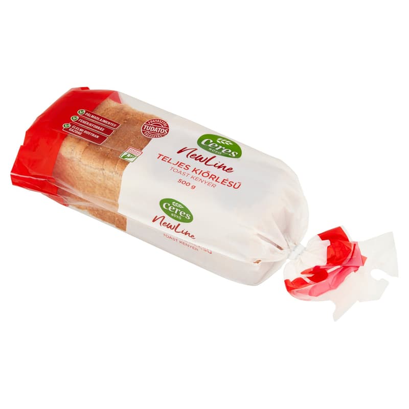 Ceres Sütő NewLine Teljes Kiőrlésű Toast Kenyér