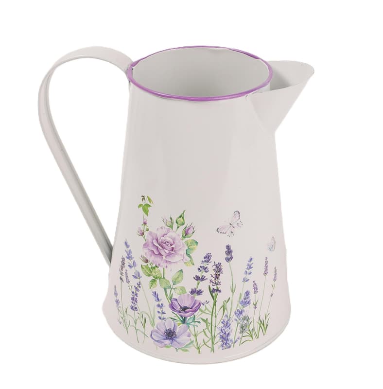 Tin Spout Floral 20x16,5 cm