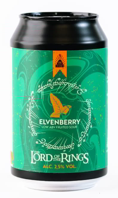 Mad Scientist - Lord of the Rings - Elvenberry - Low ABV Fruited Sour Ale  - Warner Bros collab (USA) - 2,5%
