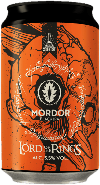 Mad Scientist - A Gyűrűk Ura - Mordor - Black IPA  - Warner kollab (USA) - 5,5%