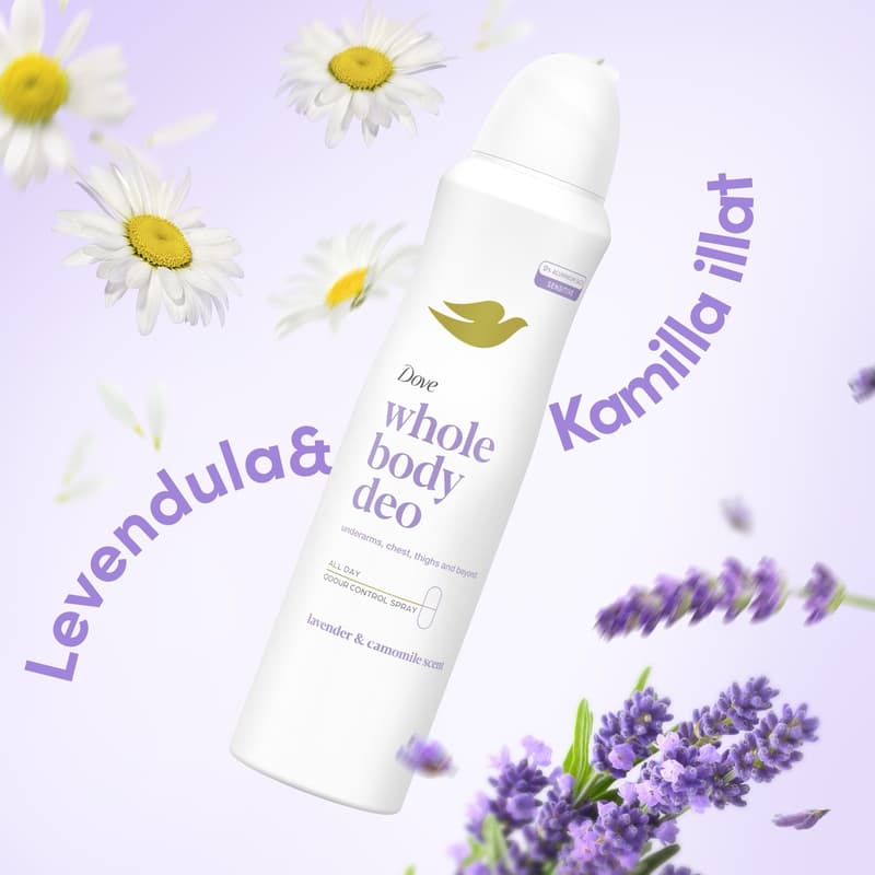 Dove Whole Body Lavender & Chamomile Deodorant 150 ml