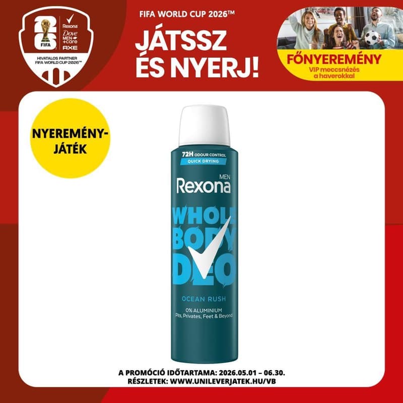 Rexona Men Whole Body Ocean Rush Deodorant 150 ml