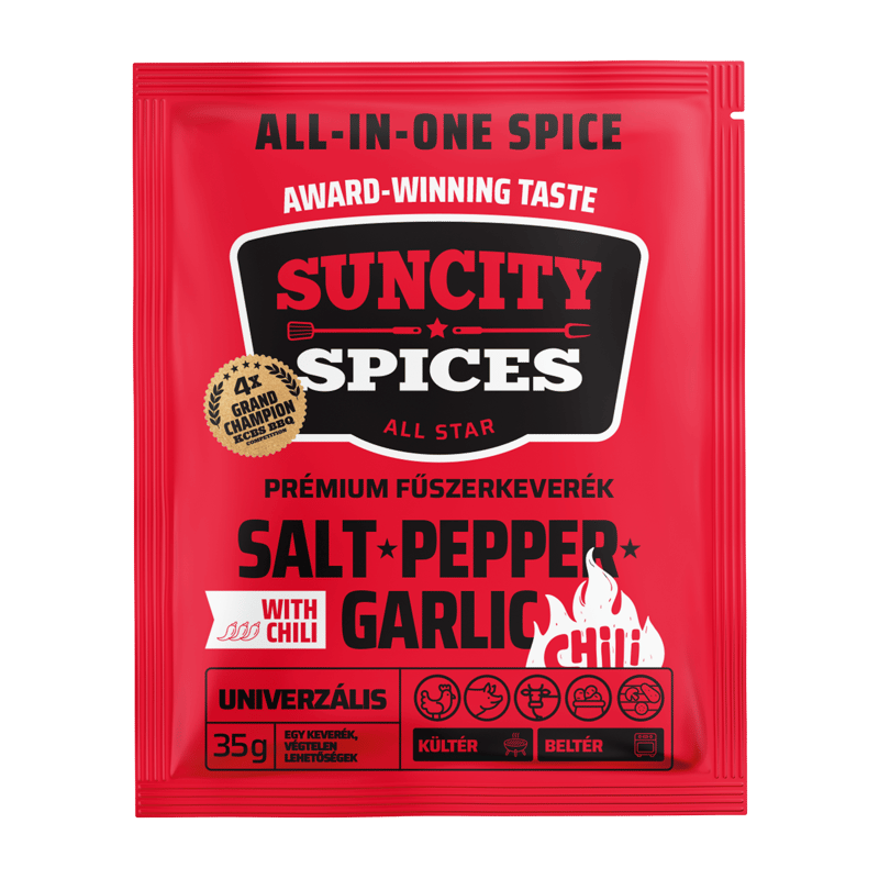 SunCity Spices Só&bors&fokhagyma chilivel