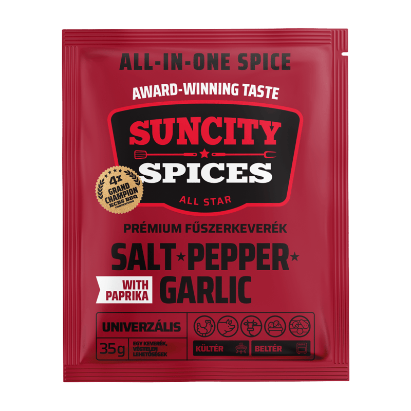 SunCity Spices Só&bors&fokhagyma paprikával