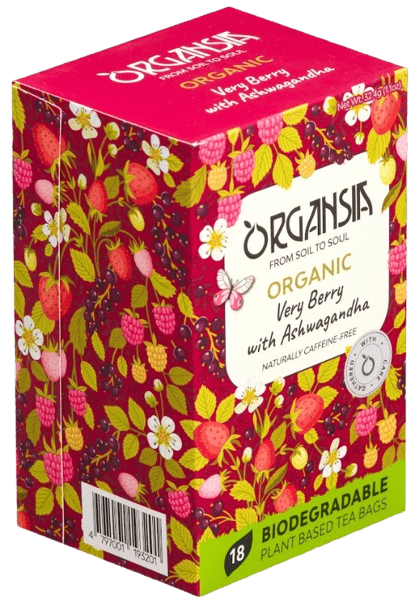 Organsia BIO Piros bogyósgyümölcs tea ashwagandával