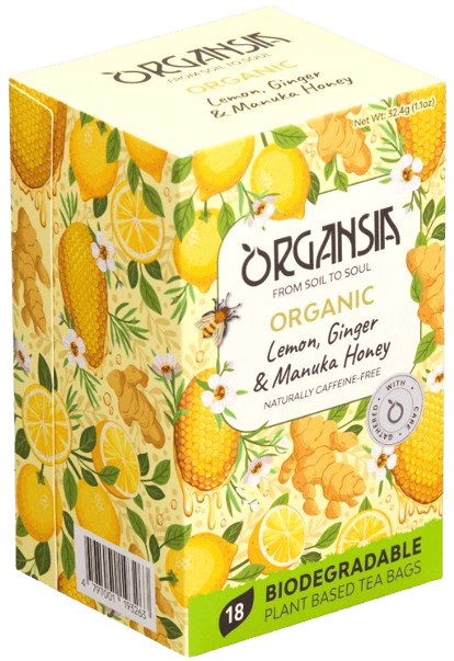 Organisa-Organic Lemon Ginger & Manuka Honey