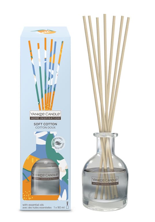 Yankee Candle Home Inspiration reed diffuser 90 ml / Soft Cotton