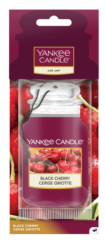 Yankee Candle akasztós autóillatosító lap / Black Cherry illatú
