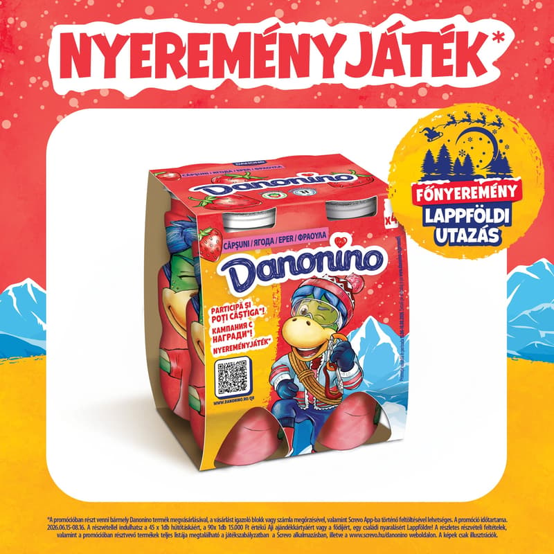 Danonino Epres ital (4x100g)
