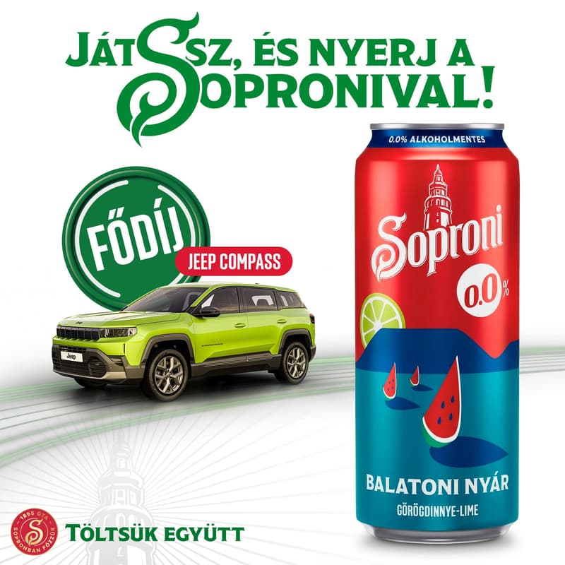 Soproni 0,0% Balaton Görögdinnye-Lime
