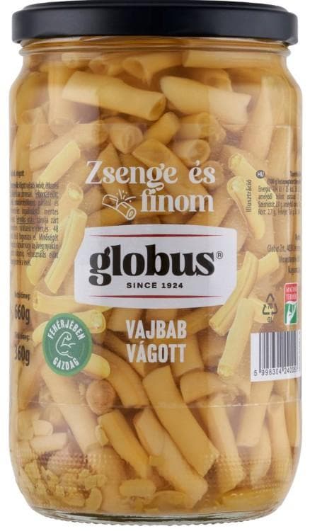 Globus Vágott vajbab (660 g)