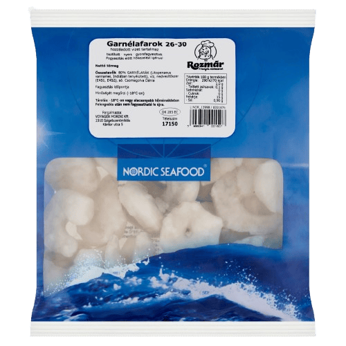 Garnélafarok 26/30 tisztított