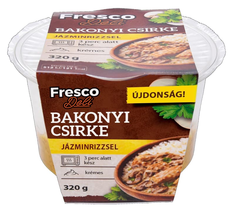 Fresco di Forno Bakonyi csirke jázminrizzsel