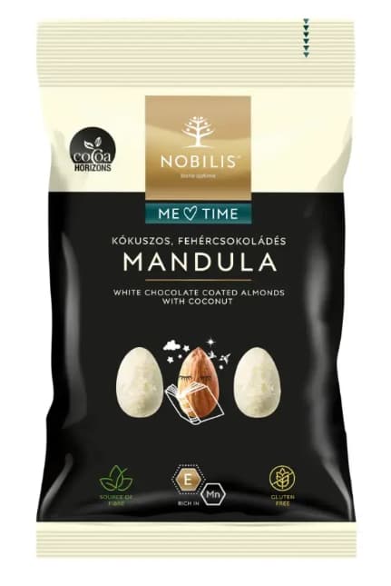 White chocolate coated Almonds with Coconut