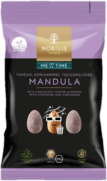 Nobilis fahéjas, tejcsokoládés mandula