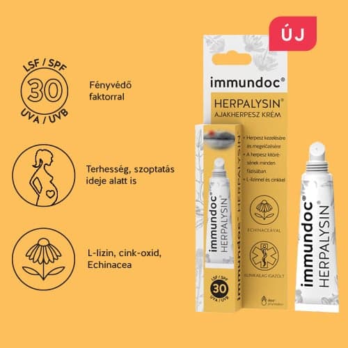 Herpalysin immundoc ajakápoló herpeszre 7ml