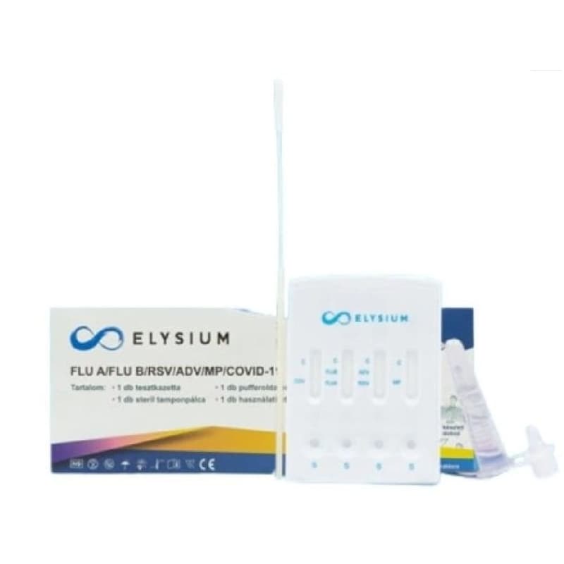 Elysium FLU A+B /RSV/ADV/MP/COVID-19 6in1 teszt 1 db