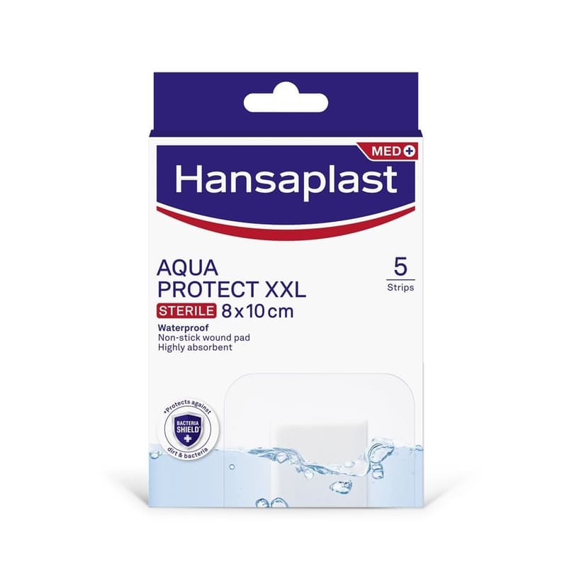 Hansaplast Med Silver Aquaprotect XXL sebtapasz 5 db