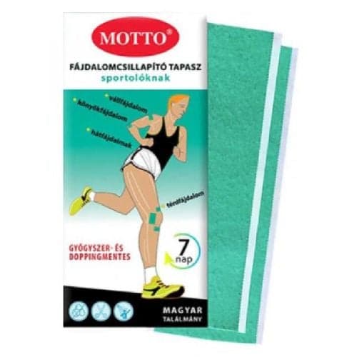 Motto rheumatapasz bőrbarát zöld 1 db