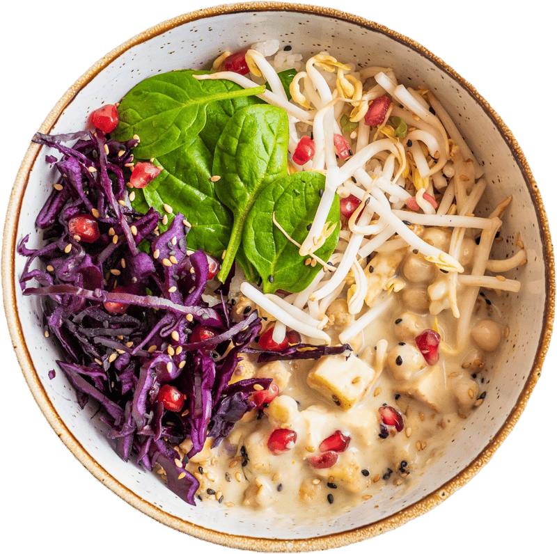 ONO Poké Bowl Vegán zöld curry tál