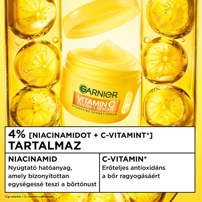 Garnier Vitamin C Hydrating Sorbet Cream