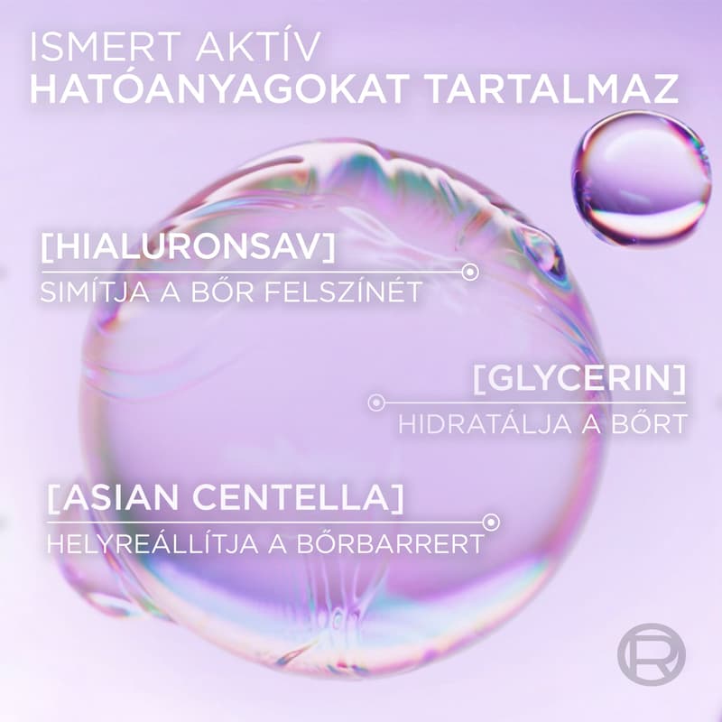 L'Oréal Paris Revitalift Filler Glass Skin hidrogél ragyogást adó arcmaszk, 25g