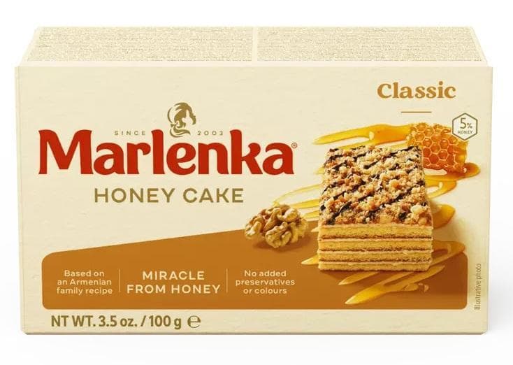 Marlenka Mézes diós torta