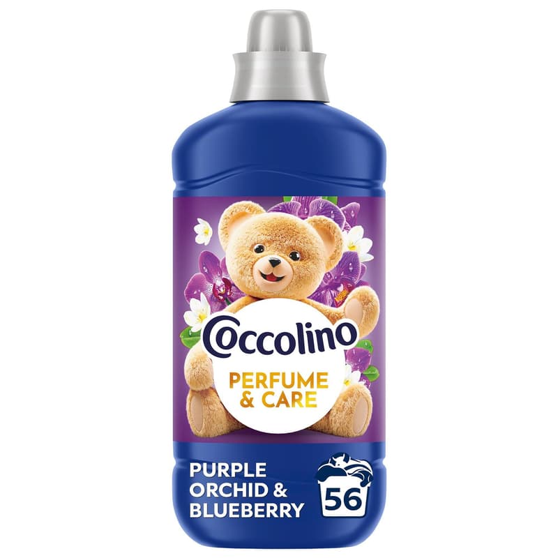Coccolino Perfume&Care Purple Orchid&Blueberries öblítő, 56 mosás, 1288 ml