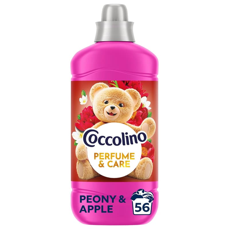 Coccolino Perfume&Care Peony&Apple öblítő, 56 mosás, 1288 ml