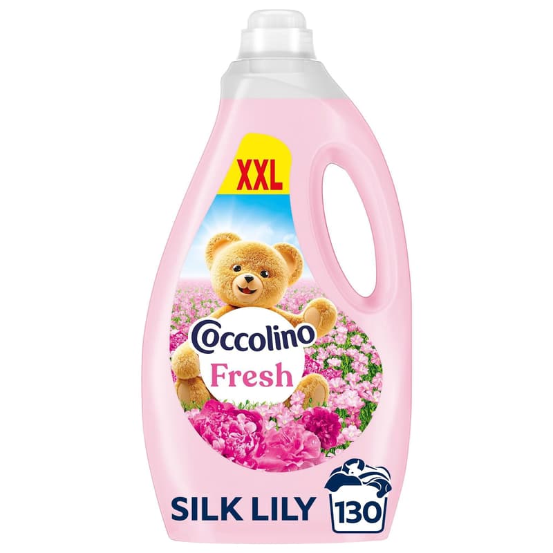 Coccolino Fresh&Soft Silk Lily öblítő, 130 mosás, 2990 ml