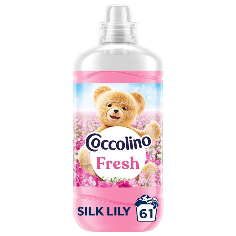 Coccolino Fresh&Soft Silk Lily öblítő, 61 mosás, 1403 ml